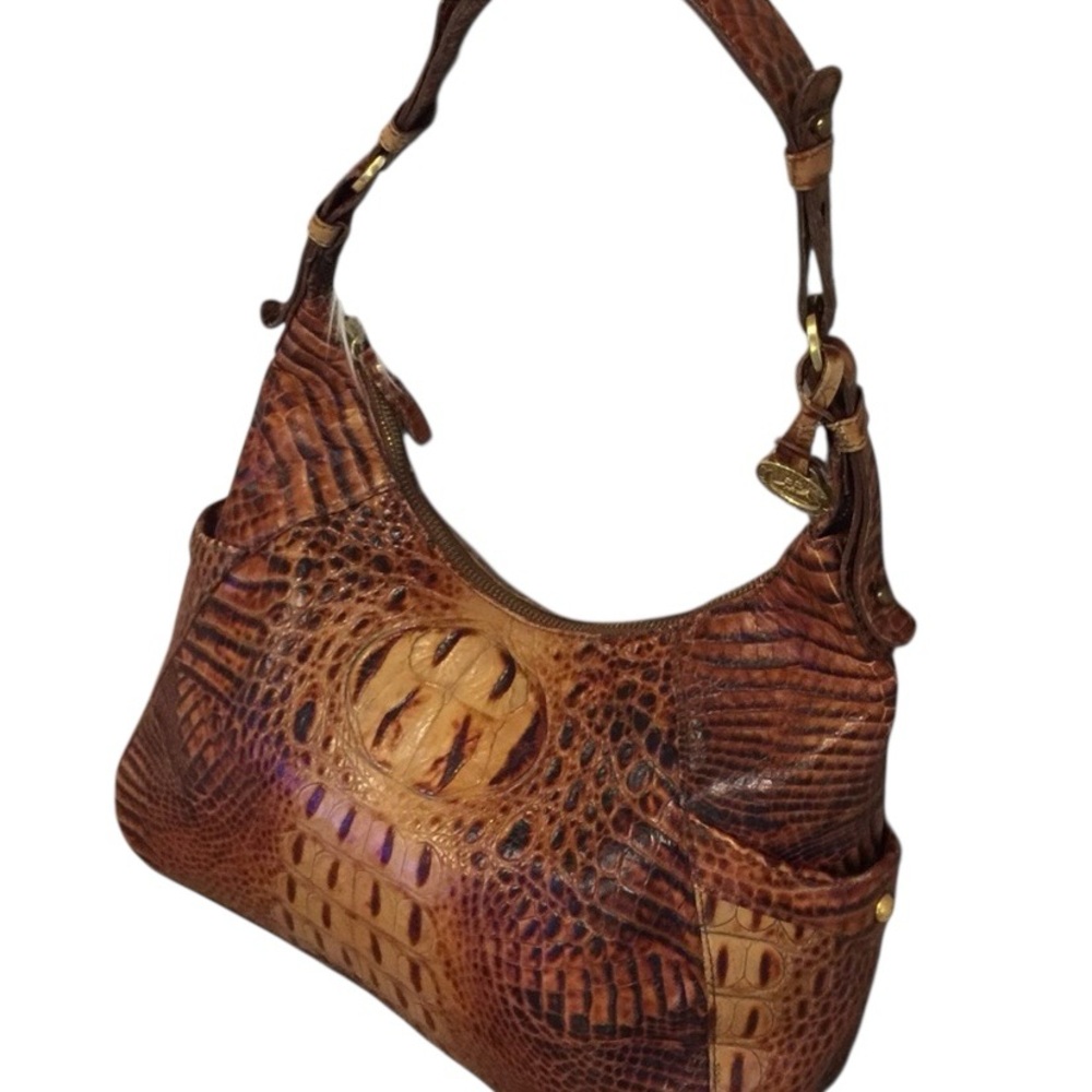 BRAHMIN Juliette Handbag Brown - Picture 3 of 9